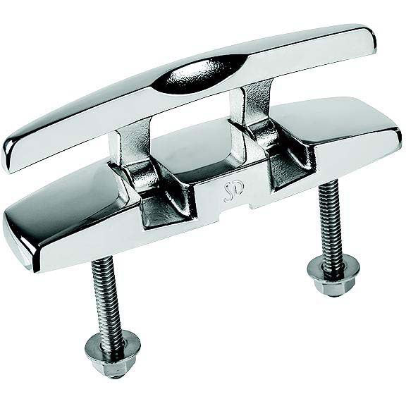 SeaDog 0411361 Rectangular Folding Cleat w/ Hidden Hex Bolts, 6"
