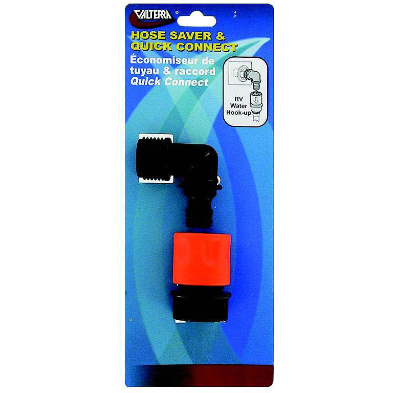 Valterra A010137VP Hose Quick Connect With 90Degree Hose Saver