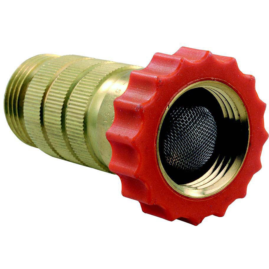 JR Products 62215 50-55 PSI Lead Free Brass RV Water Regulator