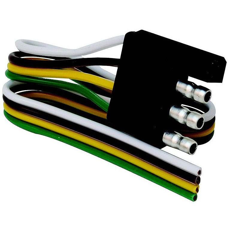 Valterra A104403VP Mighty Cord 4-Way Harness Trailer End, 3'