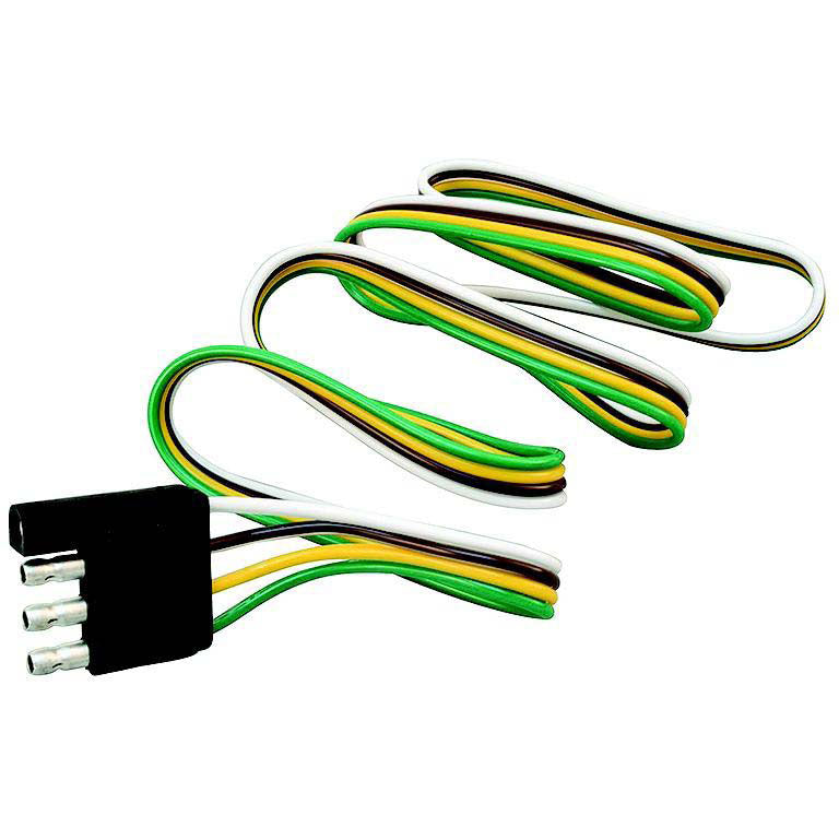 Valterra A104403VP Mighty Cord 4-Way Harness Trailer End, 3'
