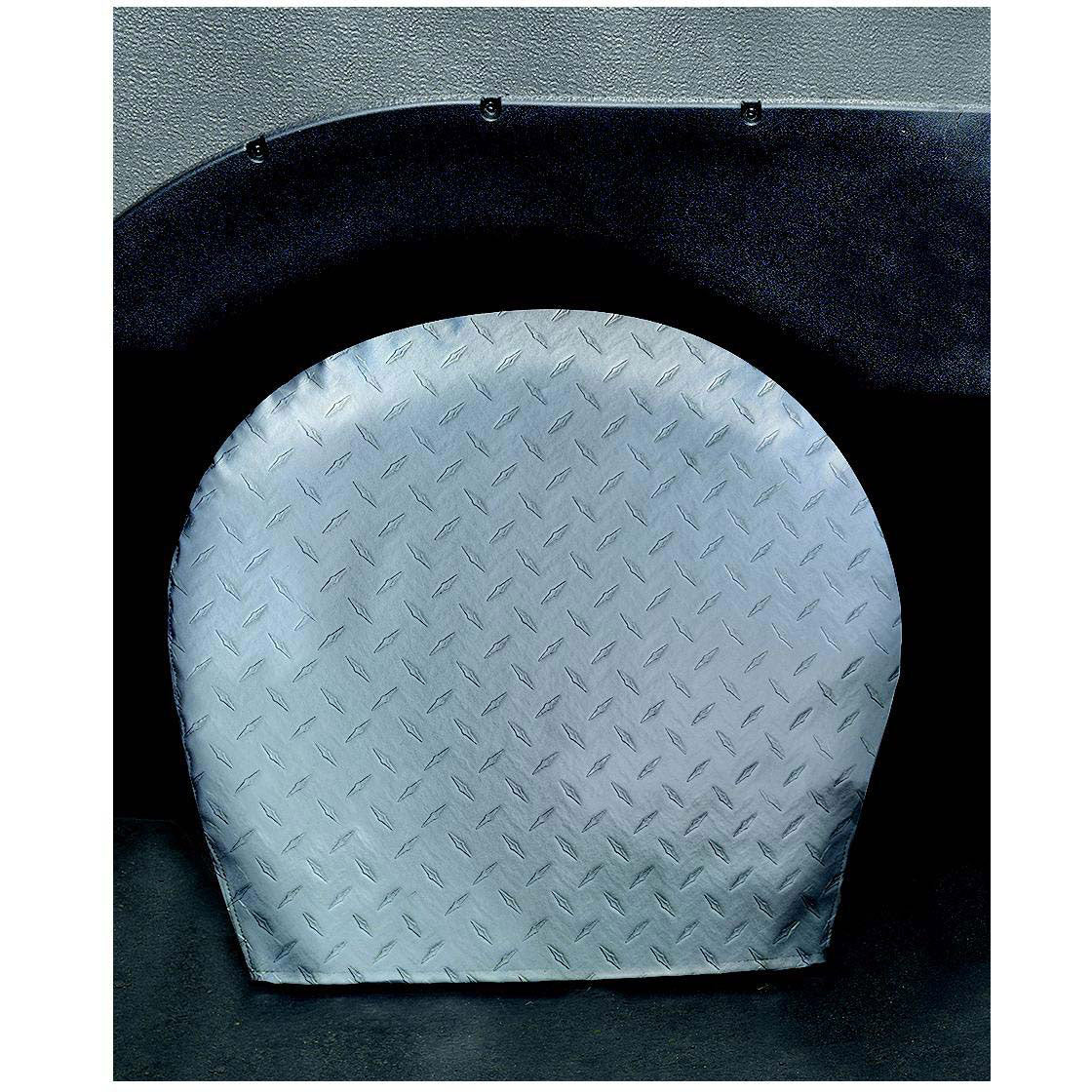 ADCO Diamond Plated Steel Vinyl (Silver) Tyre Gards (2 Per Pack)