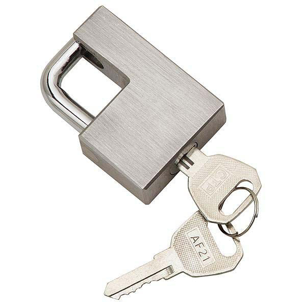 Bulldog 580408 Stainless Steel Coupler Lock - Includes 2 Keys