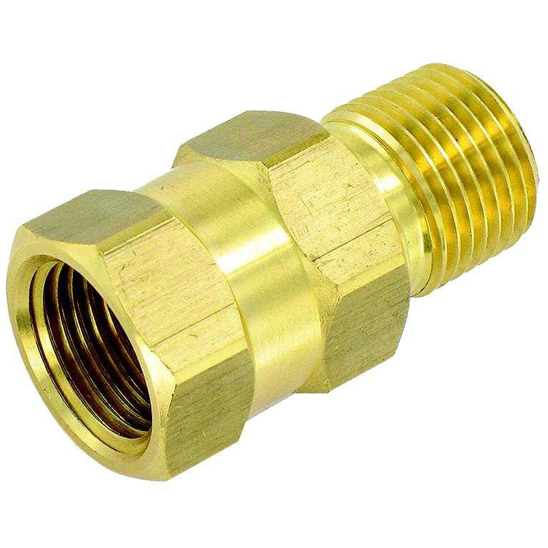 Valterra P23402LF Brass Check Valve 1/2" MPT, 1/2" FPT, Bulk