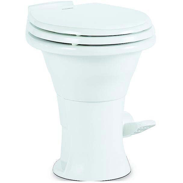 Dometic 310 Series Toilet w/o Sprayer, Standard Height, White