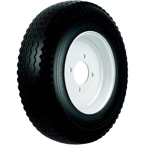 Loadstar Bias Tire and Wheel (Rim) Assembly 480/400-8 4 Hole