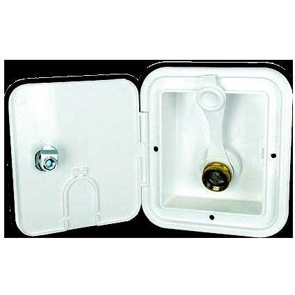 865-94225 City Water Hatch w/Brass Check Valve, Polar White
