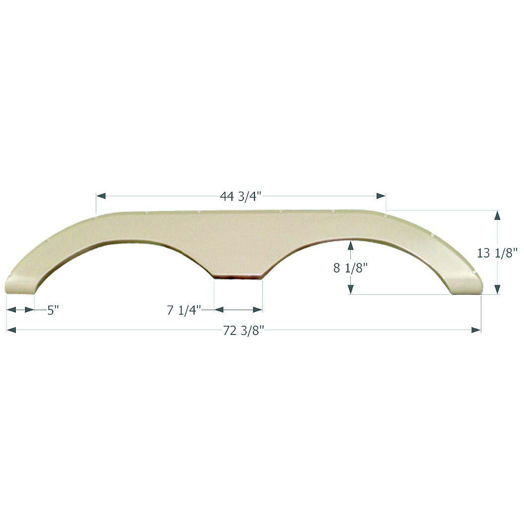 Icon Technologies Tandem Keystone FS774 RV Fender Skirts