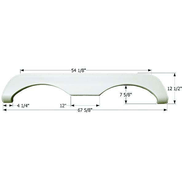 Icon Technologies Tandem McKenzie FS769 RV Fender Skirts