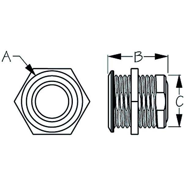SeaDog 403060 Stainless 12/24V Multi Color LED Continuous Adjustment Memory Function Dimmer Switch w/On-Off Function