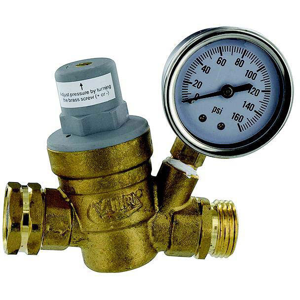 Valterra A01-1117VP Brass Adjustable RV Water Regulator