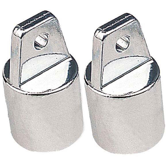 Sea-Dog 2761001 External Eye End, 7/8" Chrome Zinc, Pair