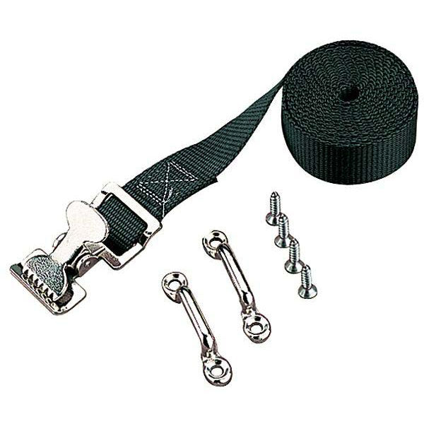 Gas Tank 1" x 6' Strap, 304 Stainless Steel Hardware