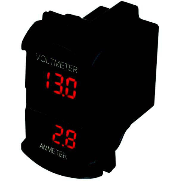 Seadog 4216451 Dual Volt/Amp Meter - Rocker Switch Style