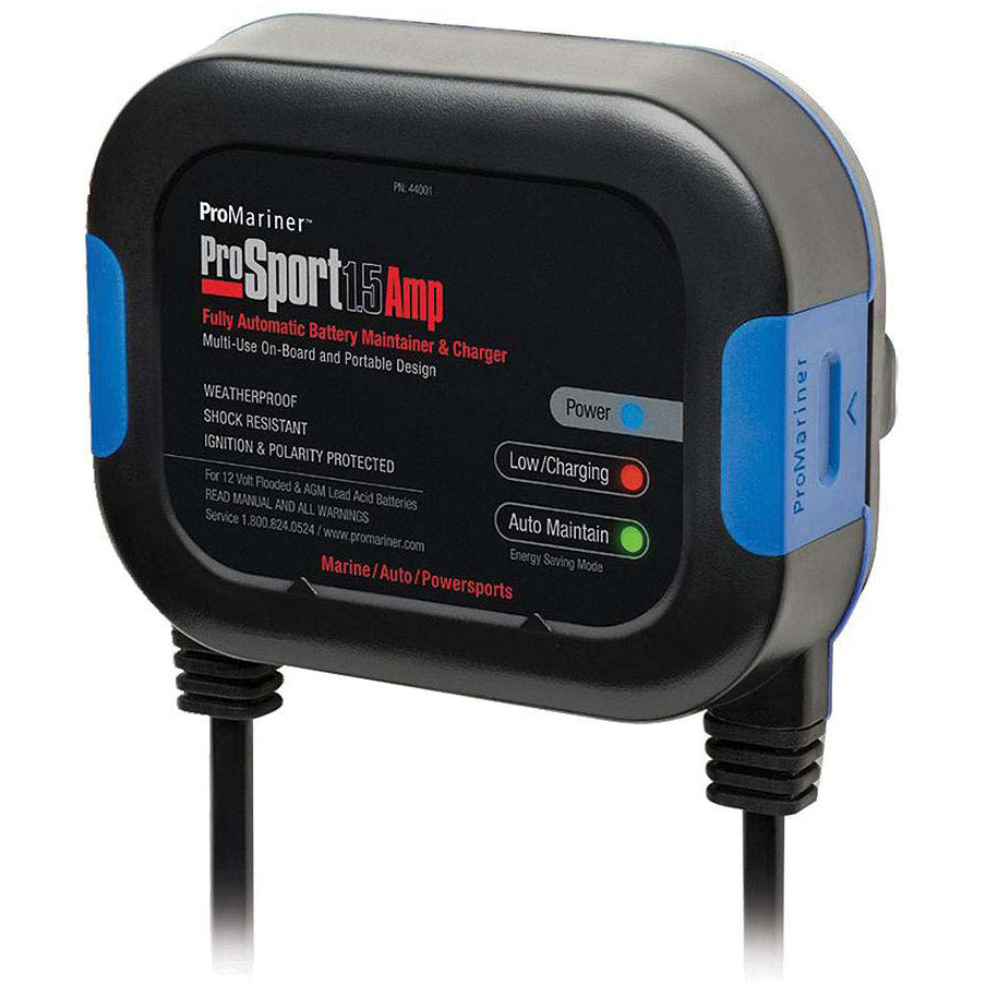 ProMariner Prosport 1.5 Amp Battery Maintainer & Charger