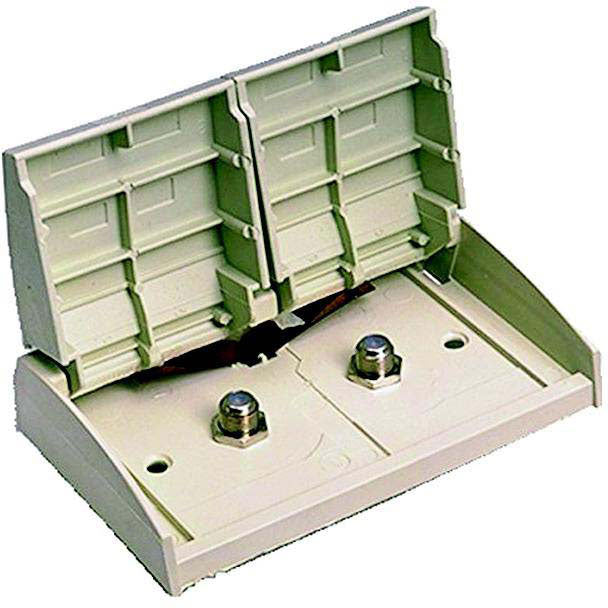 Winegard WA1110 Ivory Dual Outdoor RV TV Receptacle