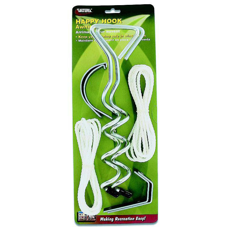 Valterra A30-0200 Happy Hook RV Awning Tie Down Set