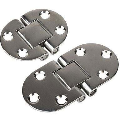 Sea-Dog 201555 Round Side Two Pin Hinge, 3" (Carded)