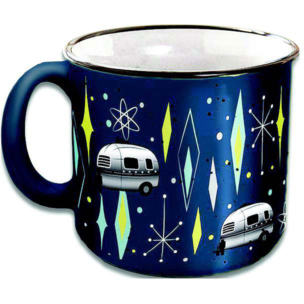 JR Products Camp Casual CC004VB Mug, Vintage Blues