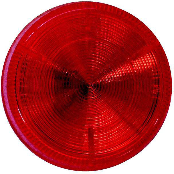 Piranha LED Clearance/Sidemarker Light, 2" Dia, Red