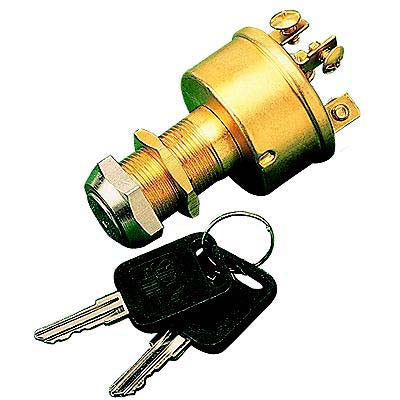 3 Position Magneto Style Ignition/Starter Switch