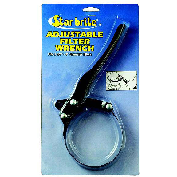 Starbrite Adjustable Filter Wrench 2-3/4 to 4"
