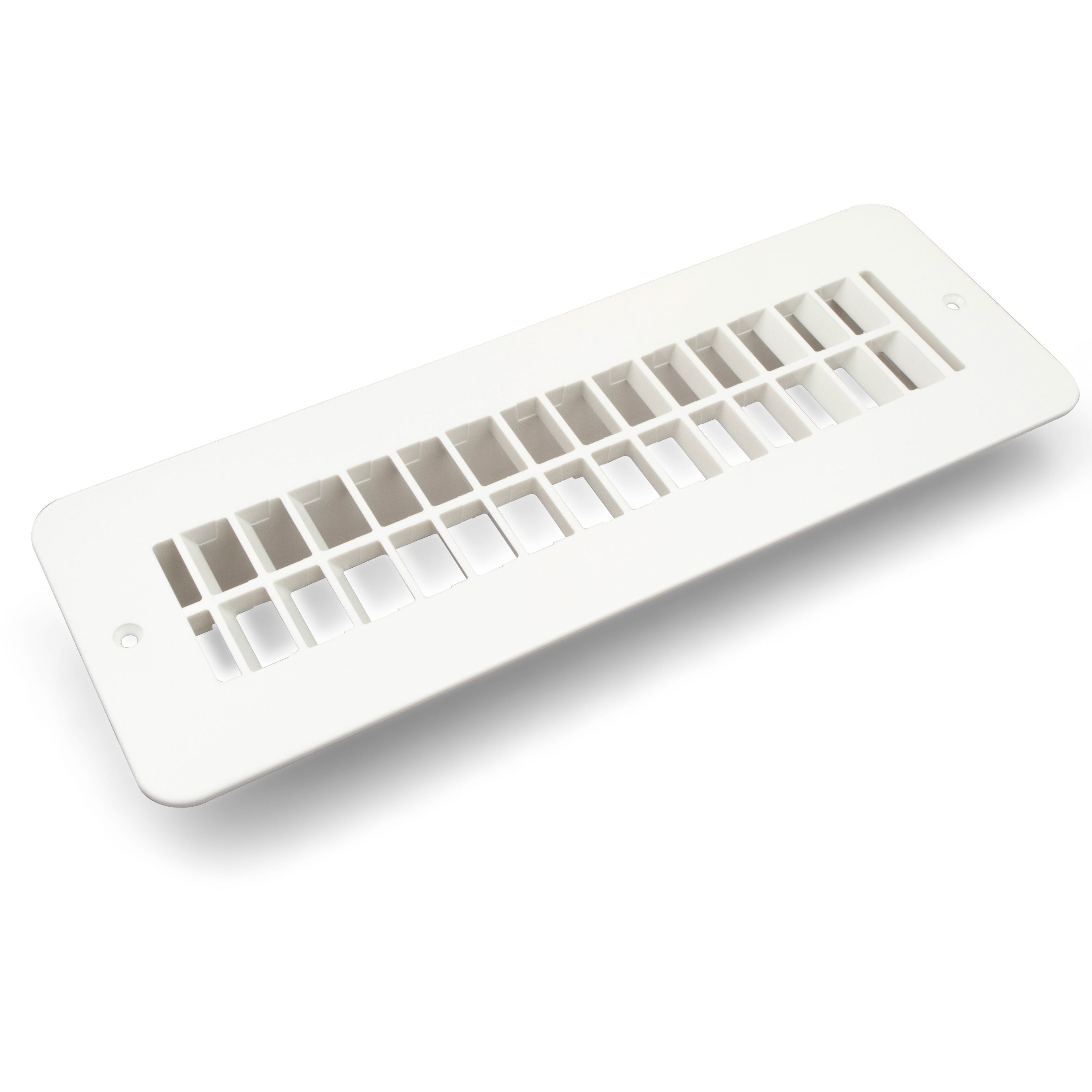 Floor Register, 2x10, No Damper, Polar White