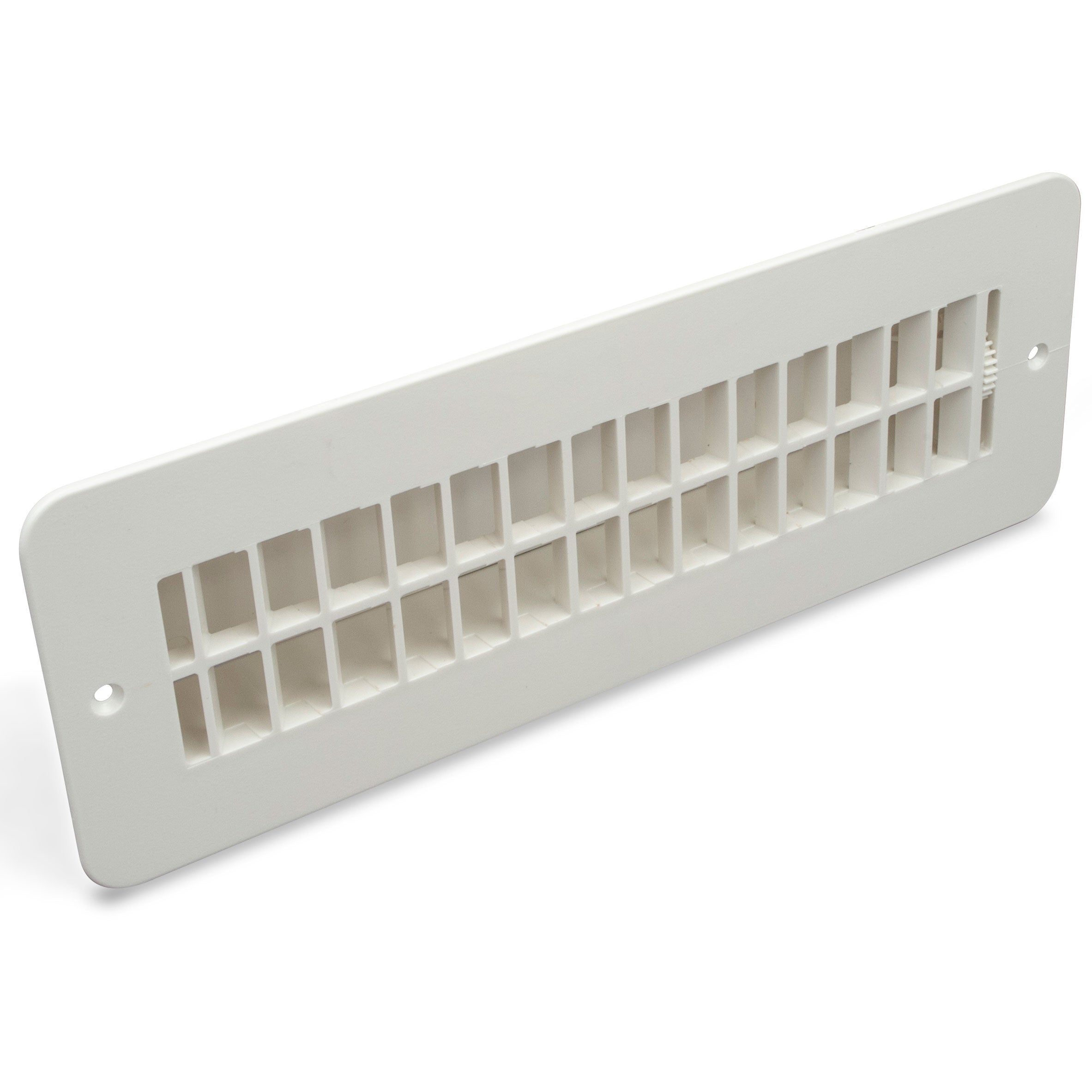 865-94259 Floor Register, w/ Damper, Polar White