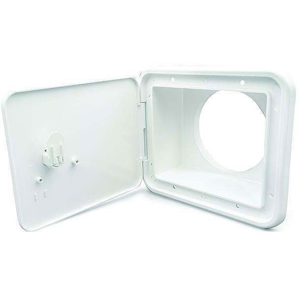 865-94302 Sewer Hose/Storage Hatch, Polar White