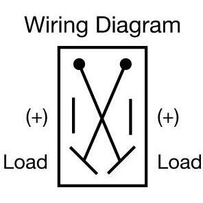 JR Products Black Water Resistant RV Switch