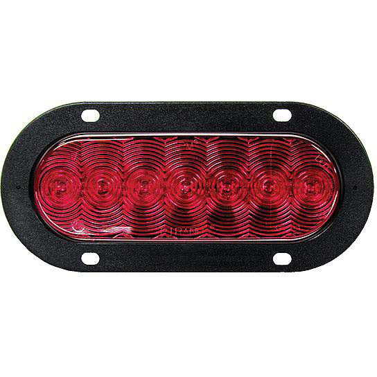 LED Flange Mt Oval Stop, Turn & Tail Light Kit