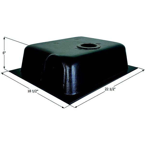 Icon 00437 Bottom Drain Holding Tank, 8 Gal.