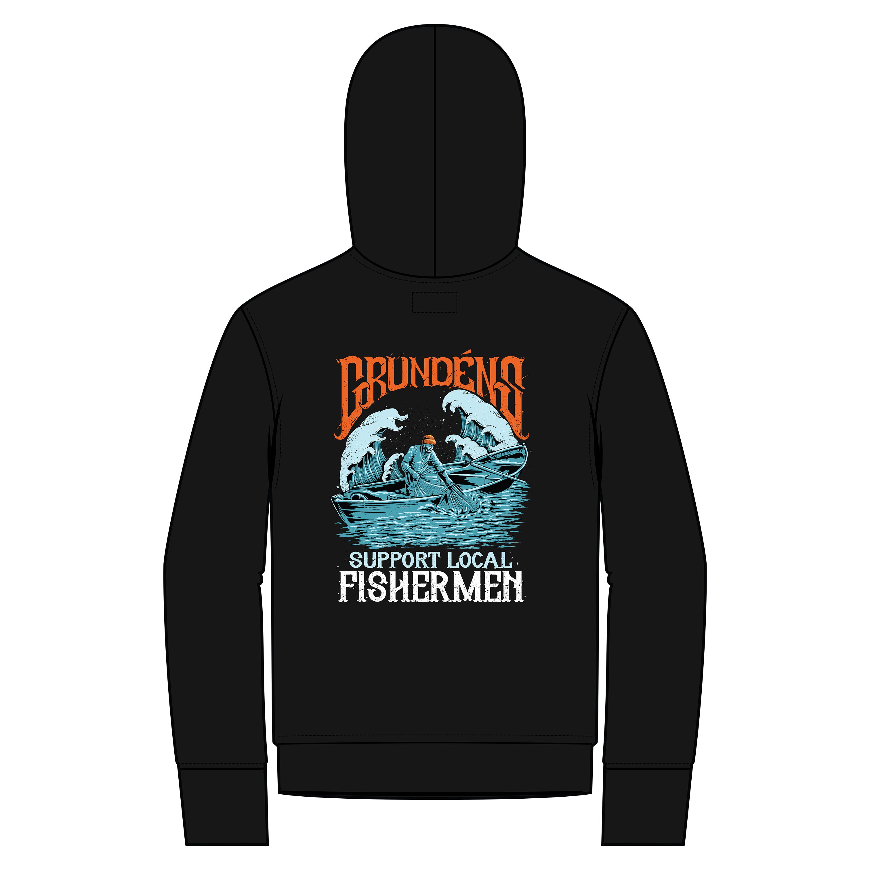 Support Local Fisherman Displacement Hoodie