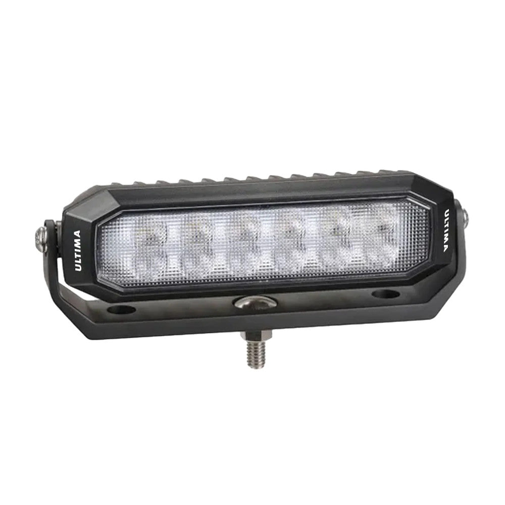 Ultima Dual Color LED Deck Lamp Red/White Output, Black Housing