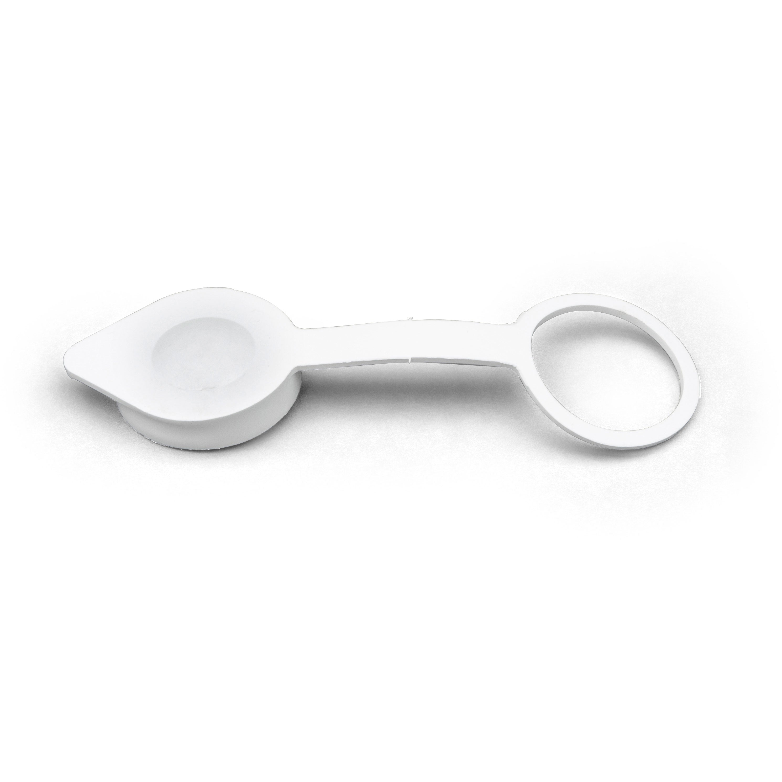 Dust Cover for Cable TV Plate, Polar White