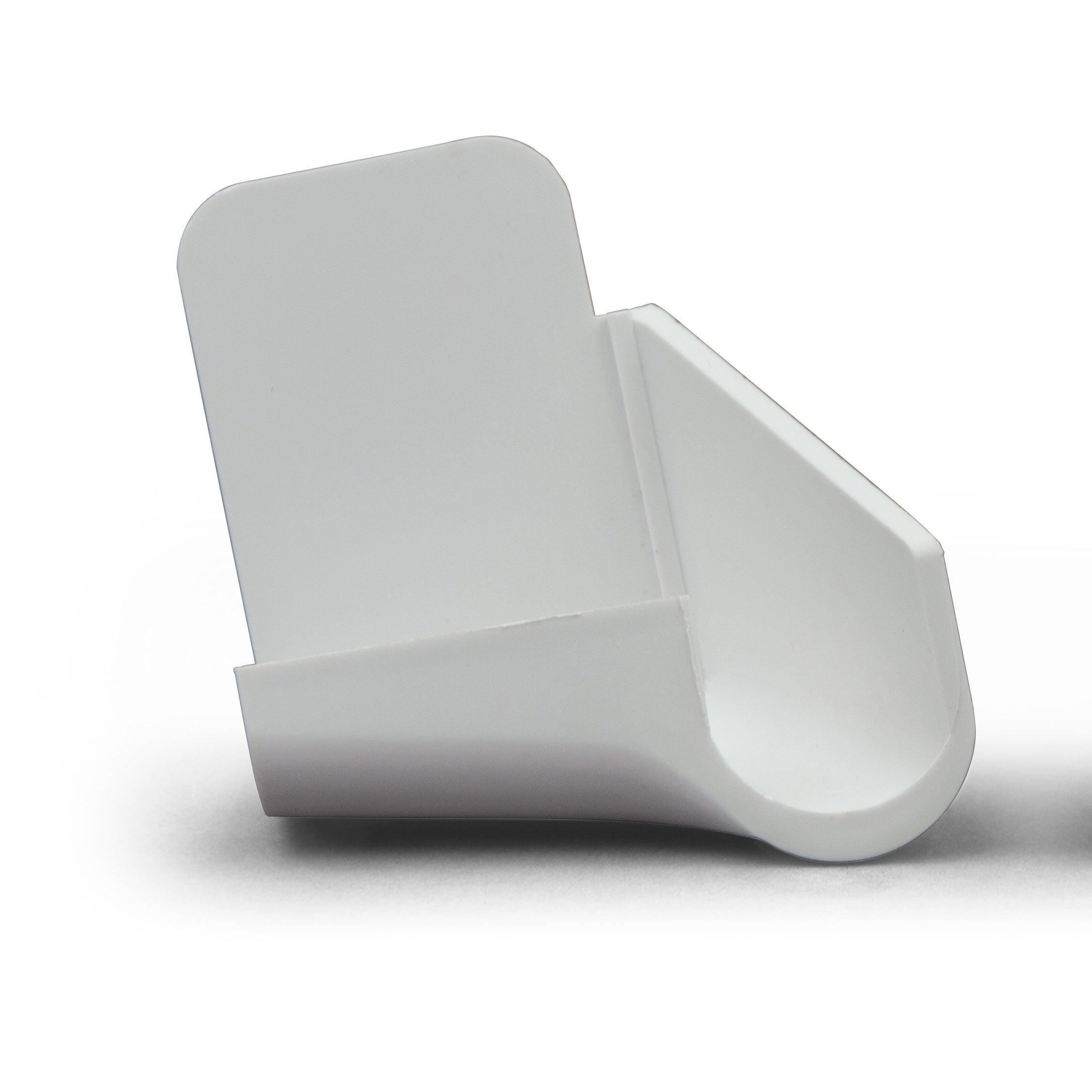 Short Rain Gutter Spout, Right, Polar White