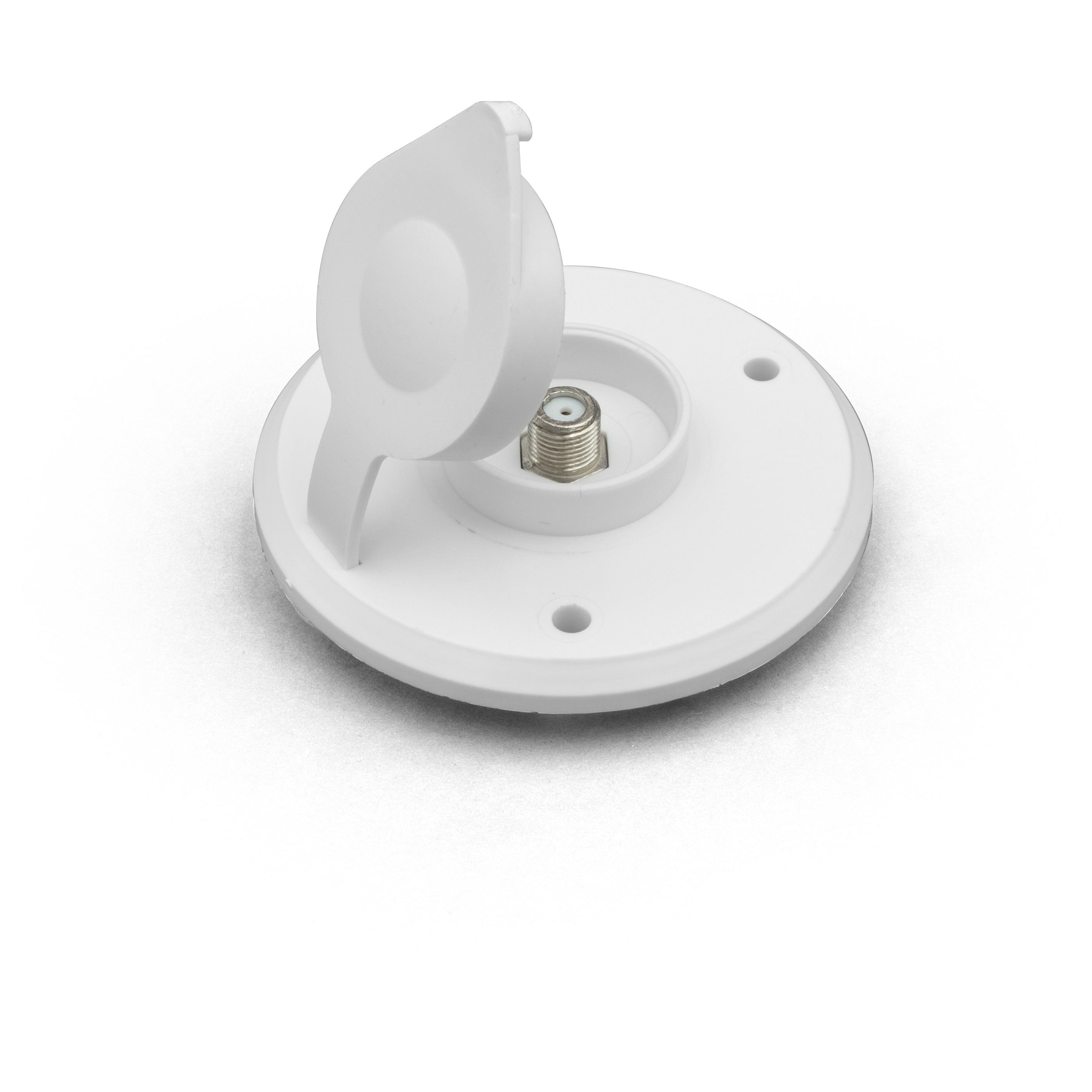 Cable TV Plate, Polar White