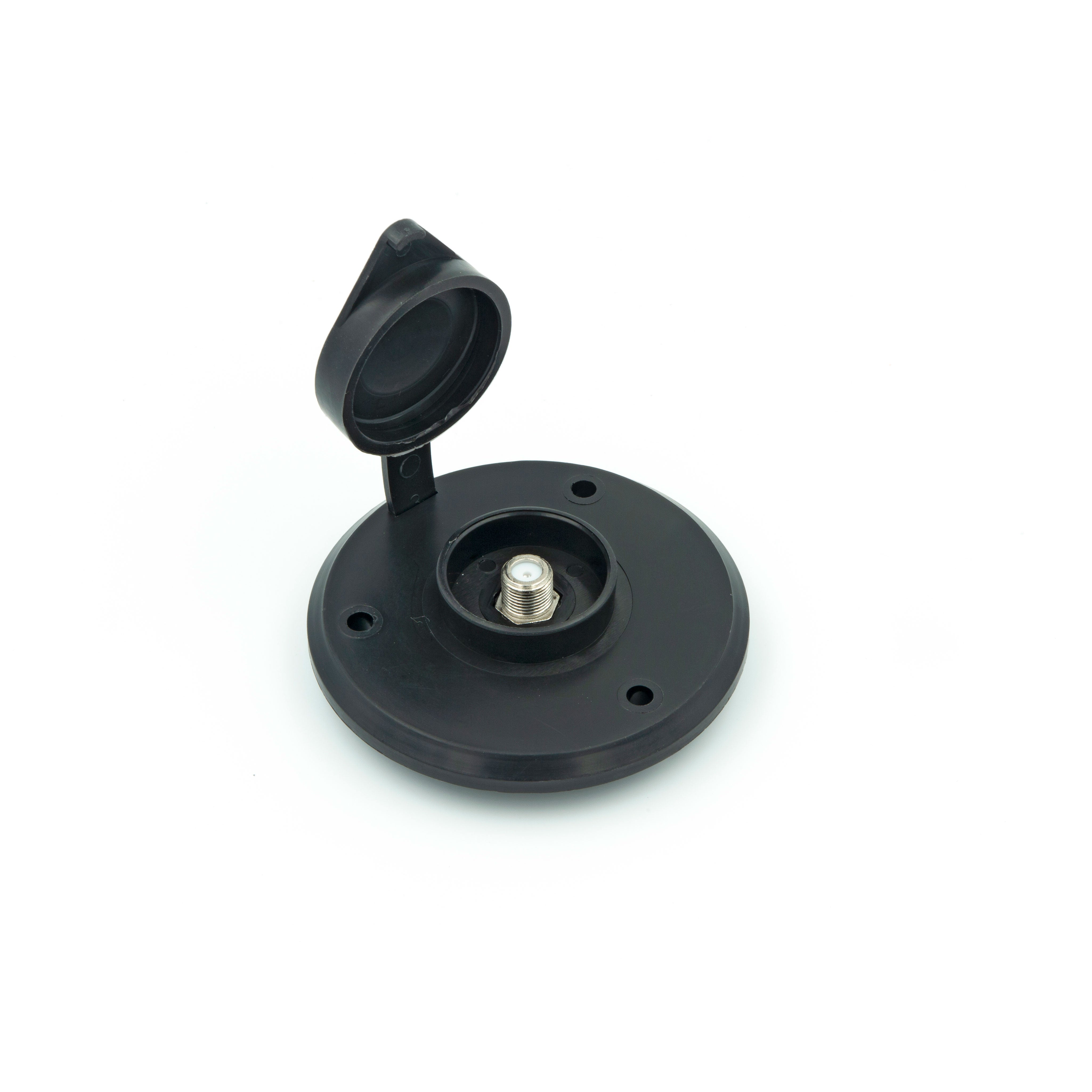 Cable TV Plate, Black