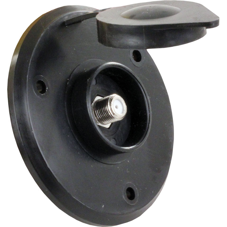 Cable TV Plate, Black