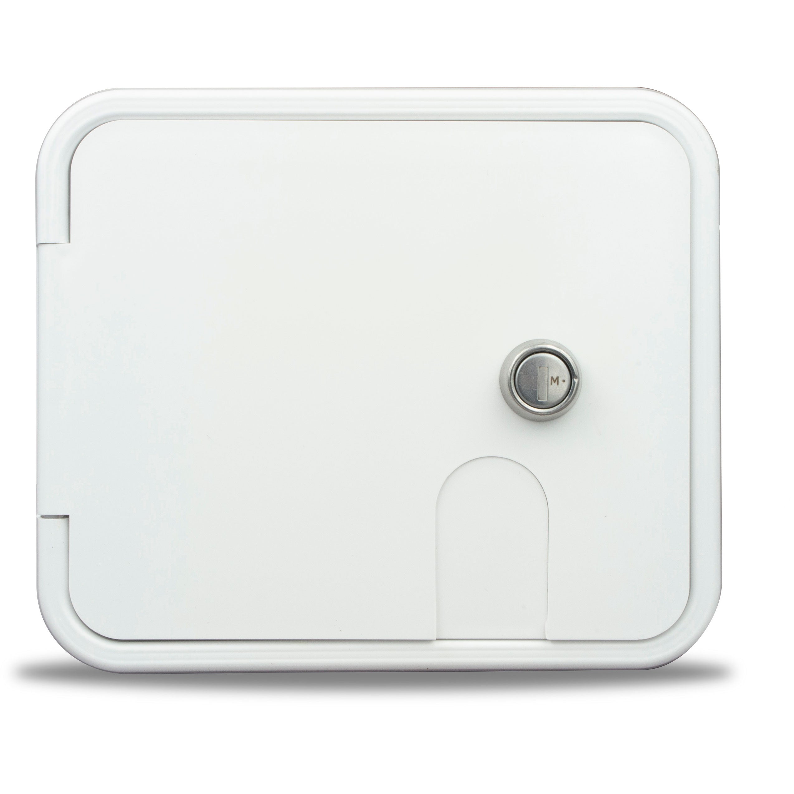 City/Gravity Water Center w/Brass Check Valve, Key Lock, Polar White