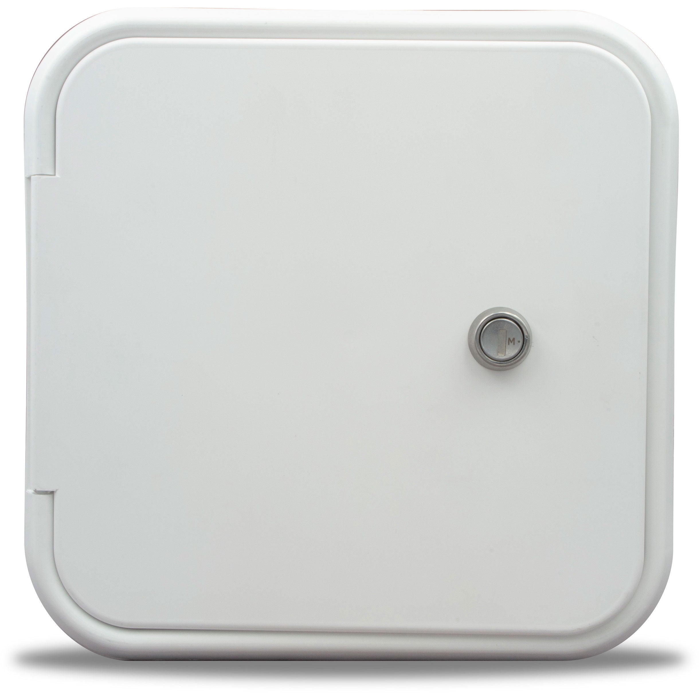 Multi-Purpose/Fuel Hatch w/Slant Back, Key Lock, Polar White