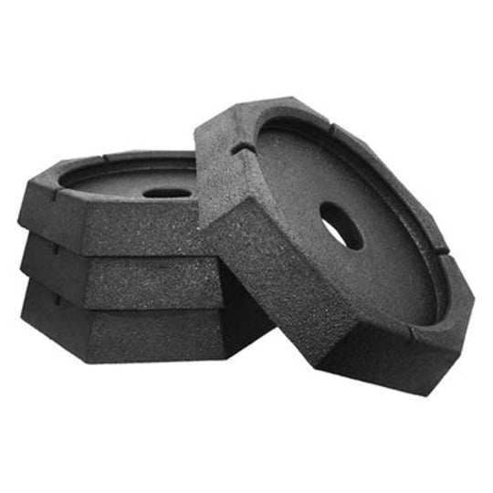 EQ Round 12" Permanent RV Jack Pads (4-pack)
