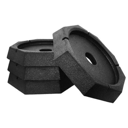 HiWay Round 11.5" Permanent RV Jack Pads (4-pack)