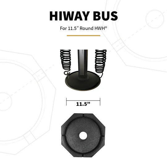 HiWay Round 11.5" Permanent RV Jack Pads (4-pack)