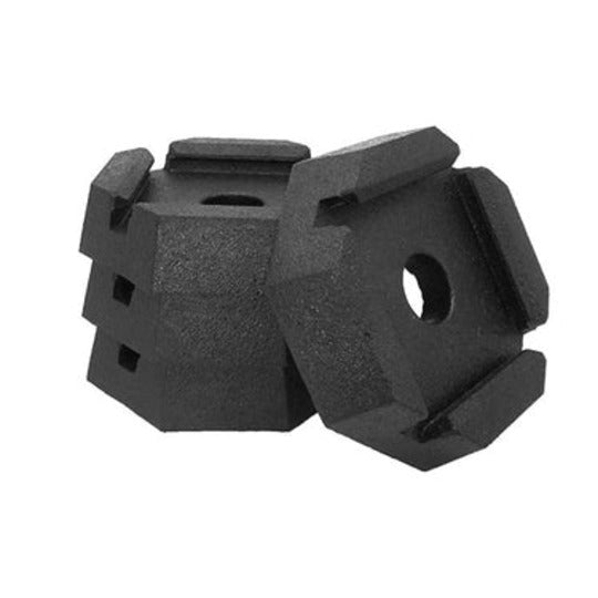 Xtra 5.5" Square Permanent RV Jack Pads (4-pack)