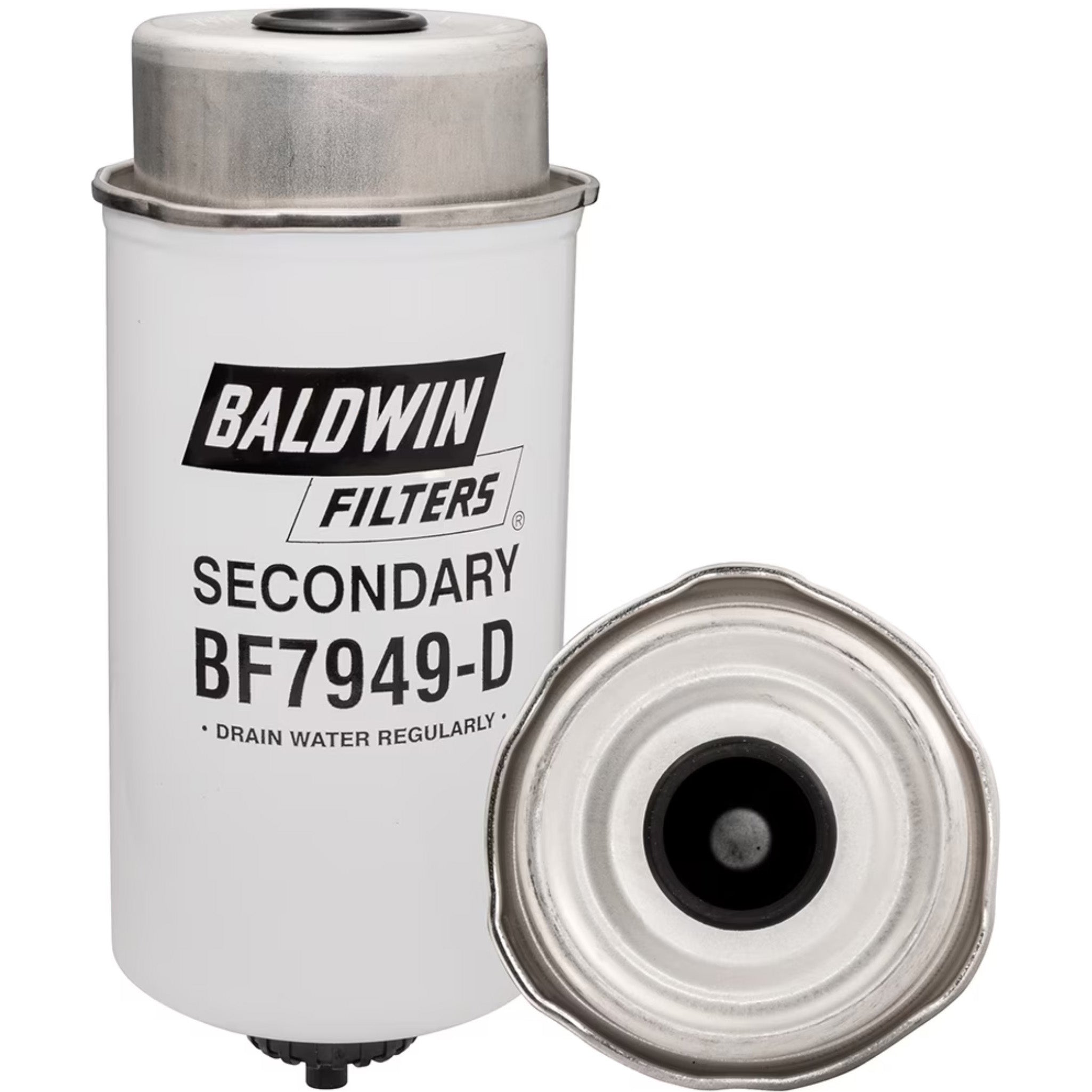 Baldwin Secondary Fuel/Water Separator Element with Drain - Fuel Manager Filter Series