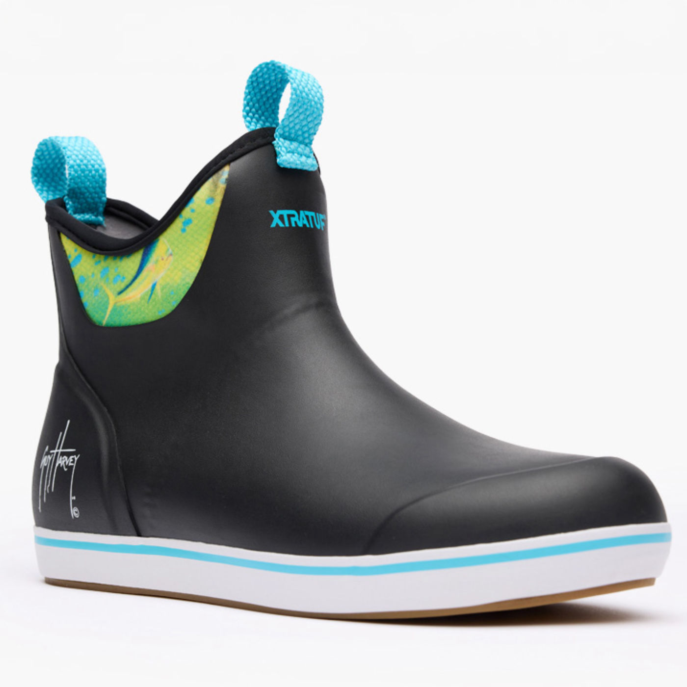 XTRATUF Men's Guy Harvey 6" Ankle Deck Sport Boots