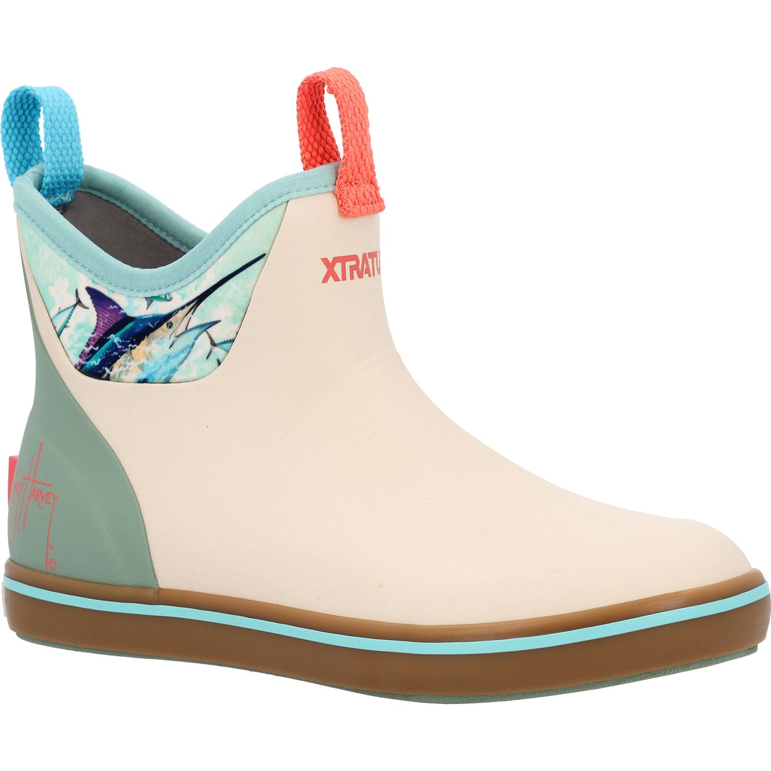 XTRATUF Women's Guy Harvey 6" Ankle Deck Boots