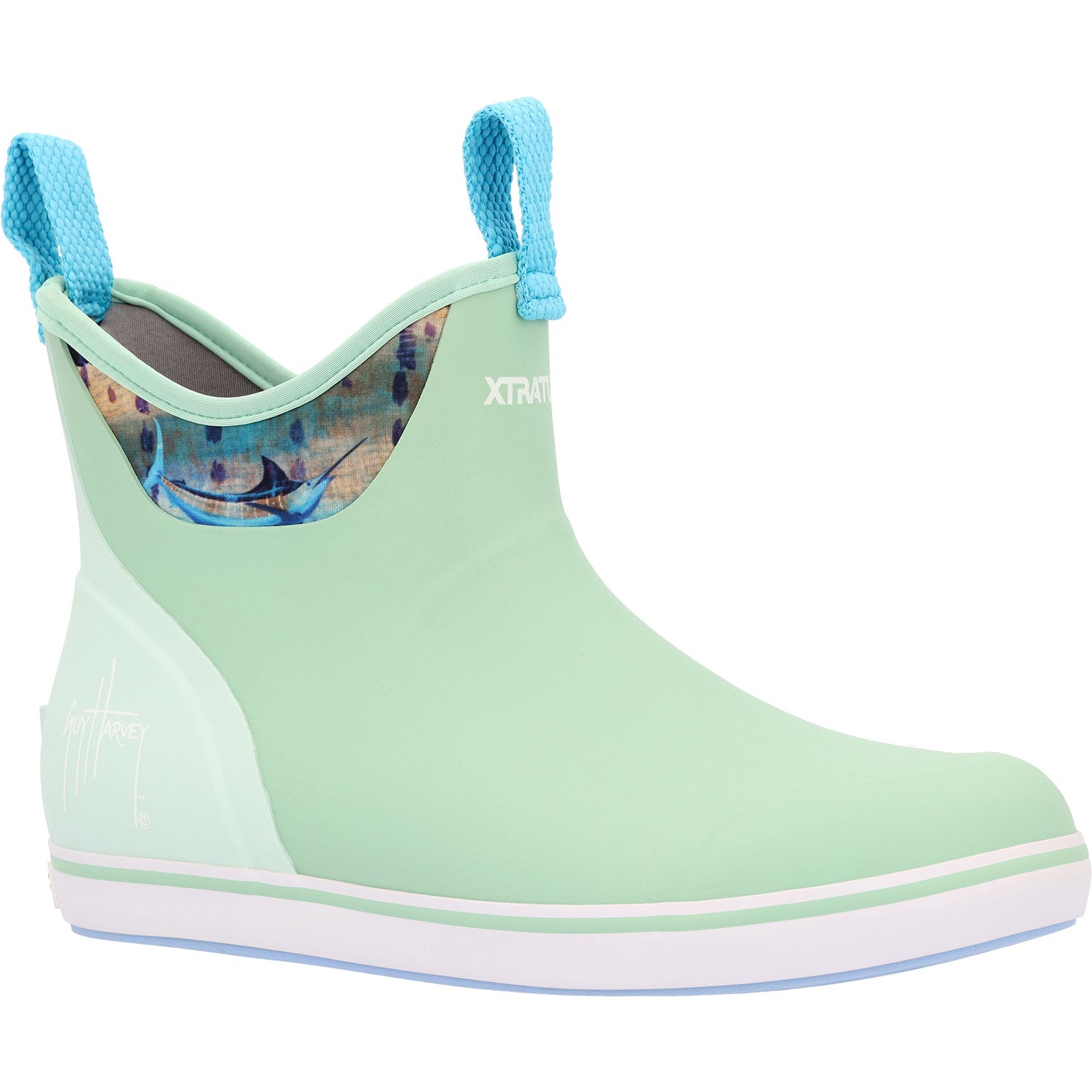 XTRATUF Women's Guy Harvey 6" Ankle Deck Boots