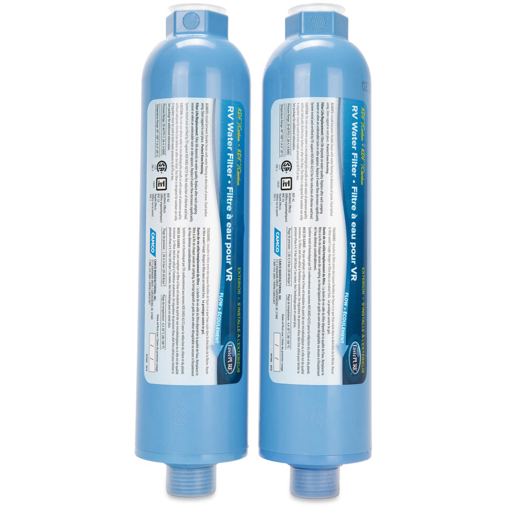 Camco TastePure Water Filter (KDF) 2 Pack